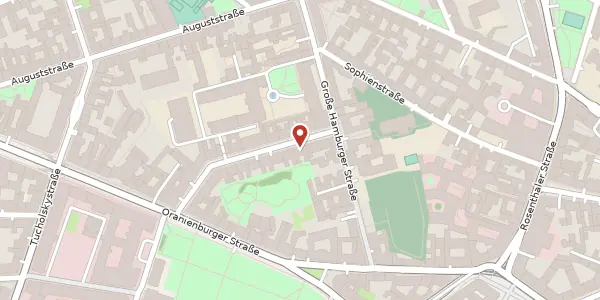 Karte der Umgebung von Krausnickstraße 10, 10115 Berlin