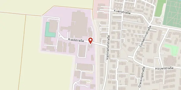 Karte der Umgebung von Riedstraße 3, 88250 Weingarten