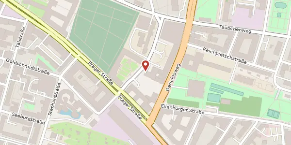 Karte der Umgebung von Gutenbergplatz 5, 04103 Leipzig