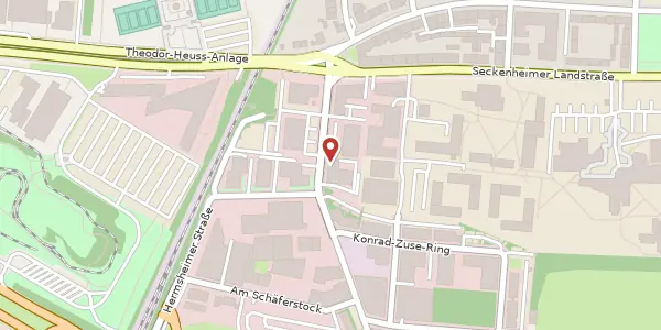 Karte der Umgebung von Harrlachweg 5, 68163 Mannheim