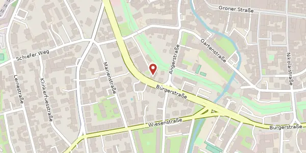 Karte der Umgebung von Bürgerstraße 17, 37073 Göttingen