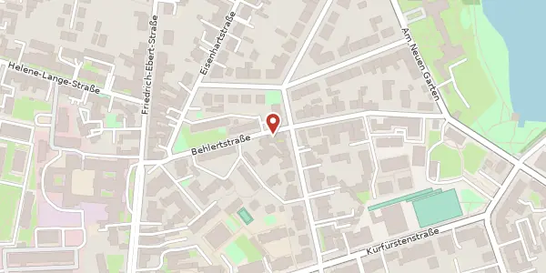 Karte der Umgebung von Behlertstraße 21, 14469 Potsdam