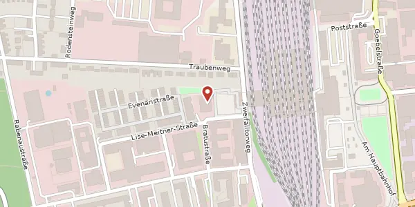 Karte der Umgebung von Europaplatz 4, 64293 Darmstadt