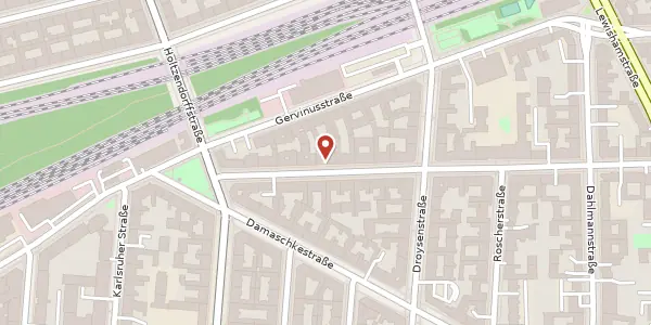 Karte der Umgebung von Sybelstraße 29/I, 10629 Berlin