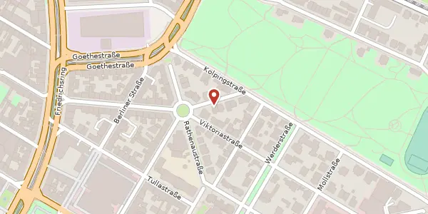 Karte der Umgebung von Lameystr. 28, 68165 Mannheim