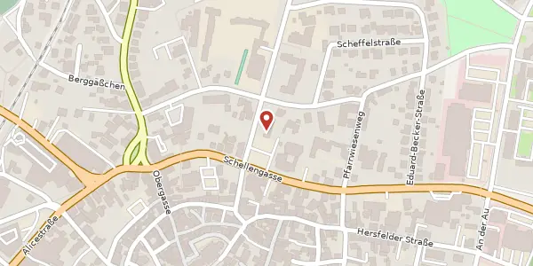 Karte der Umgebung von Landgraf-Hermann-Str. 11, 36304 Alsfeld