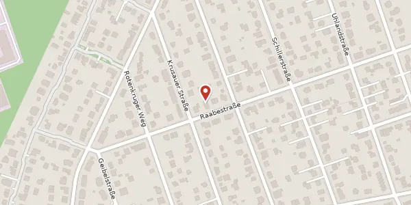 Karte der Umgebung von Raabestraße 19 a, 12305 Berlin