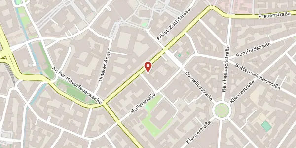 Karte der Umgebung von Blumenstr. 17, 80331 München