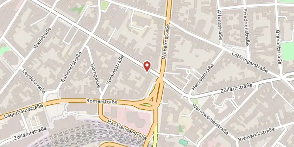 Karte der Umgebung von Theaterstraße 106, 52062 Aachen