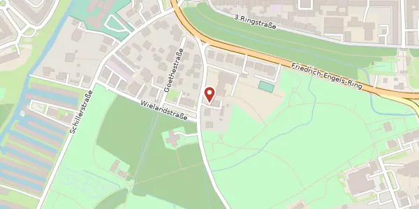 Karte der Umgebung von Lessingstraße 3, 17033 Neubrandenburg