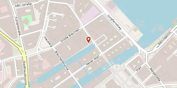 Karte der Umgebung von Poststraße 9, 20354 Hamburg