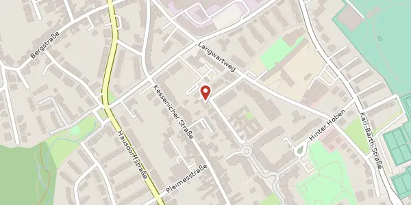 Karte der Umgebung von Hinter Hoben 6, 53129 Bonn