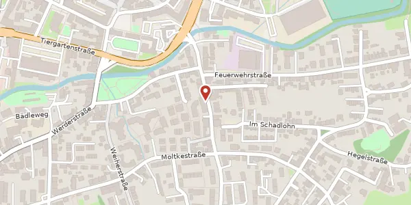 Karte der Umgebung von Schützenstraße 32, 77933 Lahr