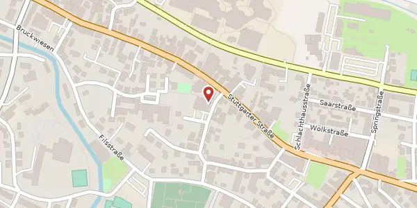 Karte der Umgebung von Stockstraße 2, 73312 Geislingen