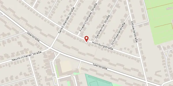 Karte der Umgebung von Homburgstraße 17, 38116 Braunschweig