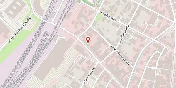Karte der Umgebung von Bahnhofstraße 5, 29525 Uelzen