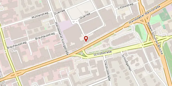 Karte der Umgebung von Wandsbeker Marktstraße 69, 22041 Hamburg