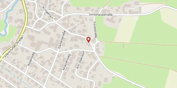 Karte der Umgebung von Alte Vogtstraße 12, 36154 Hosenfeld