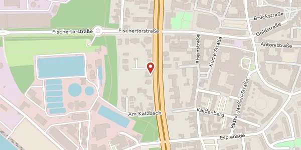 Karte der Umgebung von Hansaring 54, 46483 Wesel