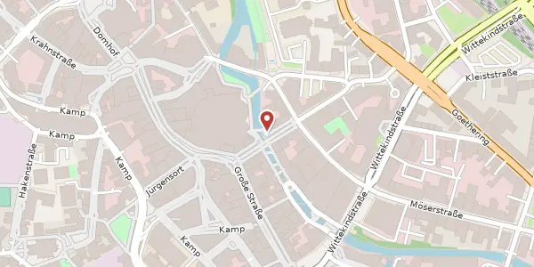 Karte der Umgebung von Georgstr. 7/9, 49074 Osnabrück