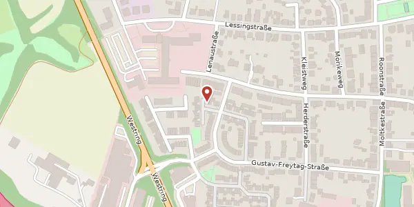 Karte der Umgebung von Uhlandstr. 42, 45657 Recklinghausen