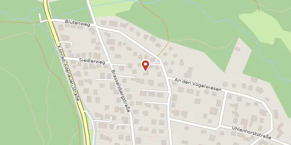 Karte der Umgebung von Nordshäuser Straße 10, 34132 Kassel