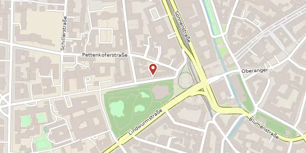 Karte der Umgebung von Nußbaumstr. 6, 80336 München