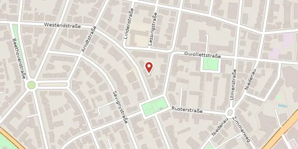 Karte der Umgebung von Westendstr. 48, 60325 Frankfurt