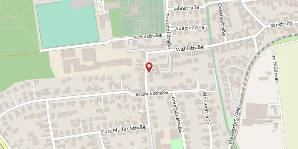 Karte der Umgebung von Carl-Bosch-Straße 32, 67133 Maxdorf