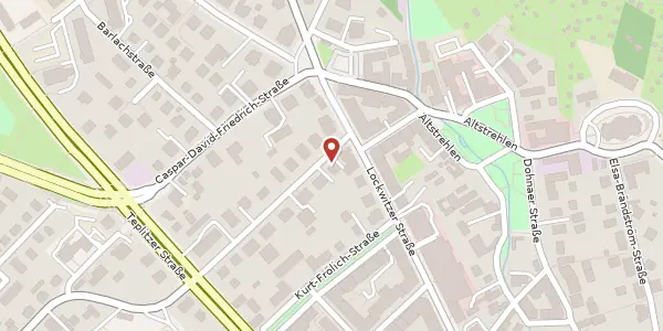 Karte der Umgebung von Heinrich-Zille-Straße 1, 01219 Dresden