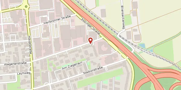 Karte der Umgebung von Karlsruher Straße 52, 70771 Leinfelden-Echterdingen
