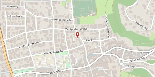 Karte der Umgebung von Leutershäuser Str. 15, 69198 Schriesheim