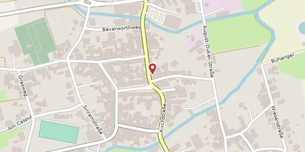 Karte der Umgebung von Beverstraße 25, 37586 Dassel-Markoldendorf