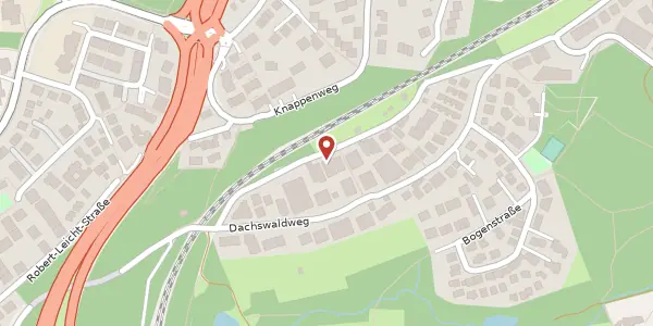 Karte der Umgebung von Pfeilstraße 22, 70569 Stuttgart