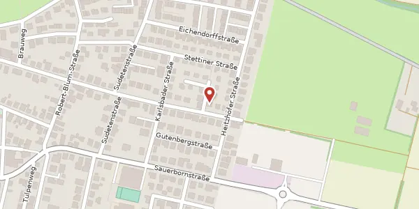 Karte der Umgebung von Schloßstr. 70, 61184 Karben