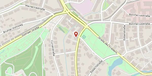 Karte der Umgebung von Alfred-Hess-Straße 23, 99094 Erfurt