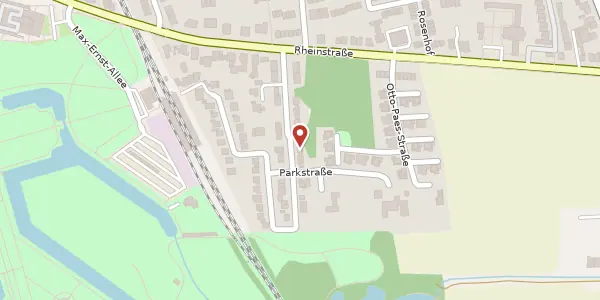 Karte der Umgebung von Parkstraße 11, 50321 Brühl