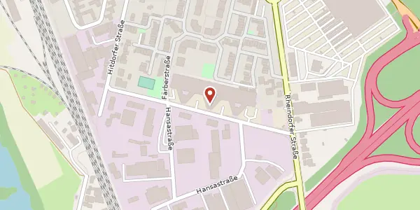 Karte der Umgebung von Hausinger Str. 6, 40764 Langenfeld