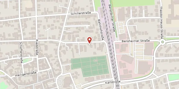 Karte der Umgebung von Zwingenberger Str. 13, 64579 Gernsheim