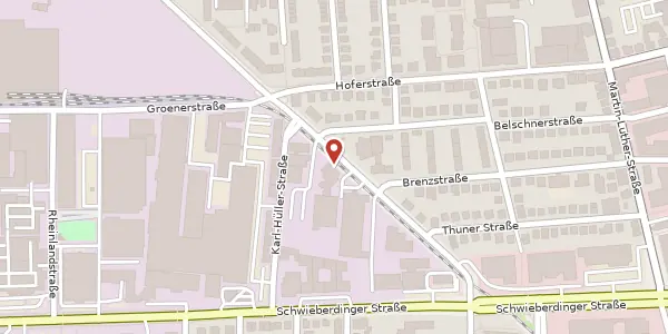 Karte der Umgebung von Gänsfußallee 23, 71636 Ludwigsburg