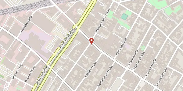 Karte der Umgebung von Venloer Str. 355, 50823 Köln