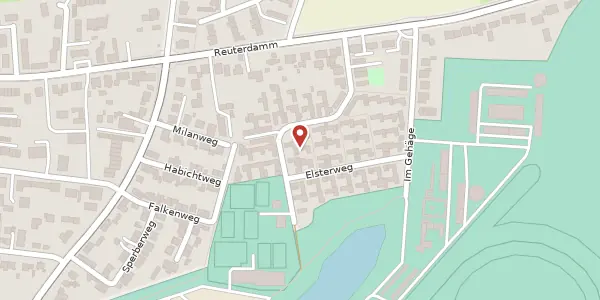 Karte der Umgebung von Fasanenweg 15, 30853 Langenhagen