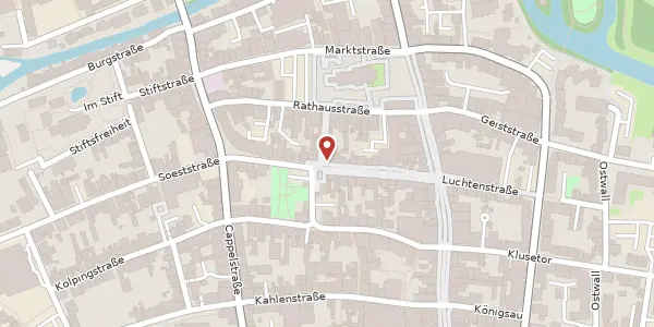 Karte der Umgebung von Poststr. 17, 59555 Lippstadt