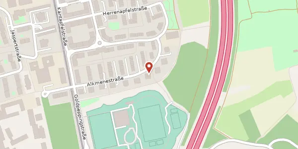 Karte der Umgebung von Alkmenestr. 40, 60435 Frankfurt