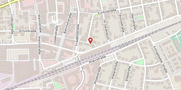 Karte der Umgebung von Grabenstr. 29-31, 65428 Rüsselsheim