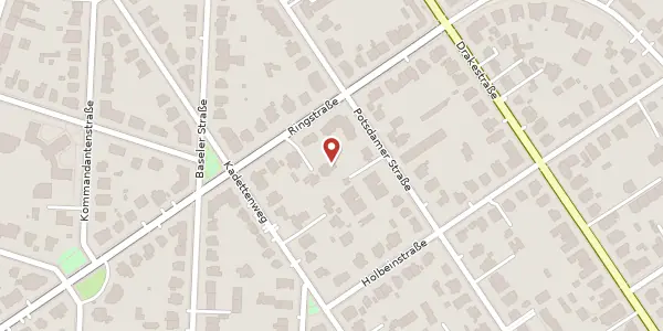 Karte der Umgebung von Potsdamer Straße 49 A, 12205 Berlin