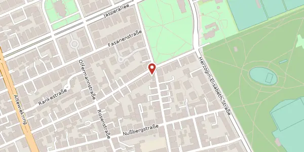 Karte der Umgebung von Husarenstraße 51, 38102 Braunschweig