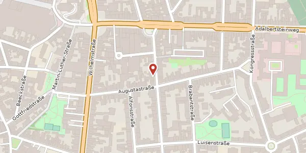 Karte der Umgebung von Friedrichstr. 22, 52070 Aachen