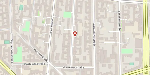 Karte der Umgebung von Holsteinische Straße 8, 10717 Berlin