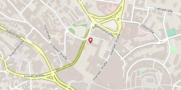 Karte der Umgebung von Rathausplatz 4, 58507 Lüdenscheid